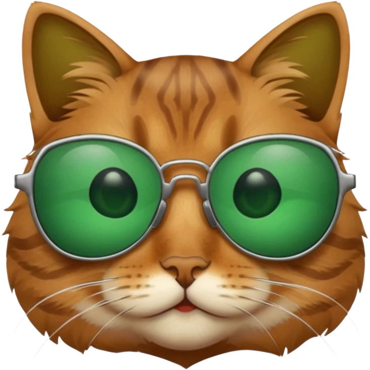 Cat wearing sunglasses emoji