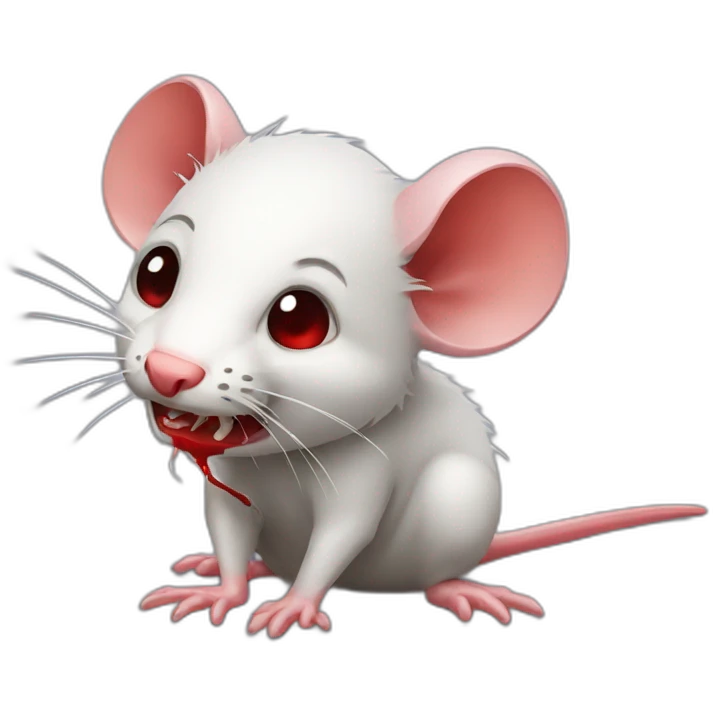 bloody rat emoji
