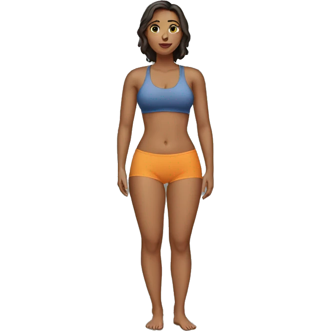 slim thick woman emoji