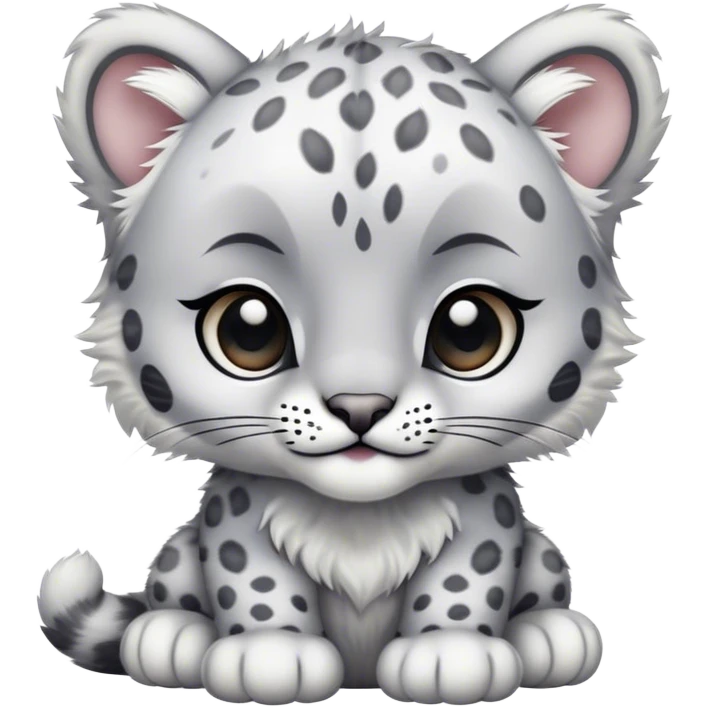Baby snow leopard  emoji