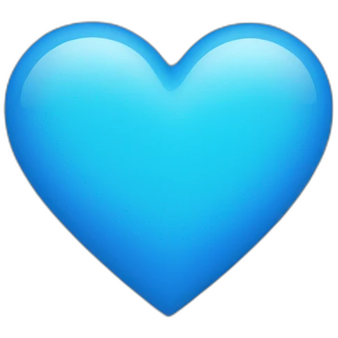 blue heart emoji