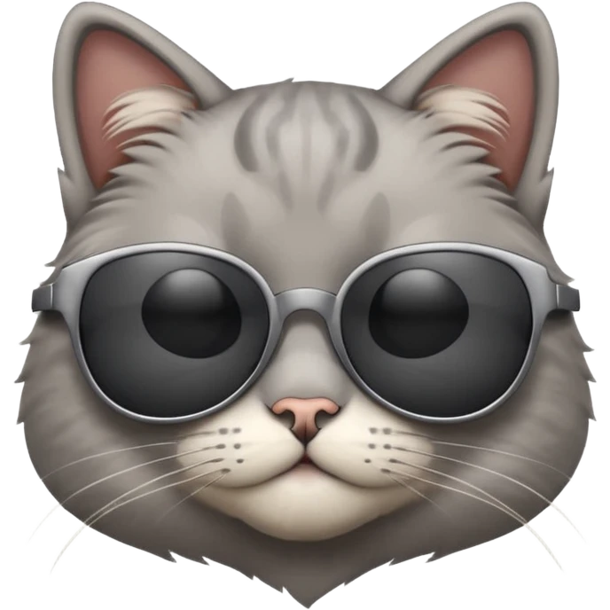 Cat wearing sunglasses emoji