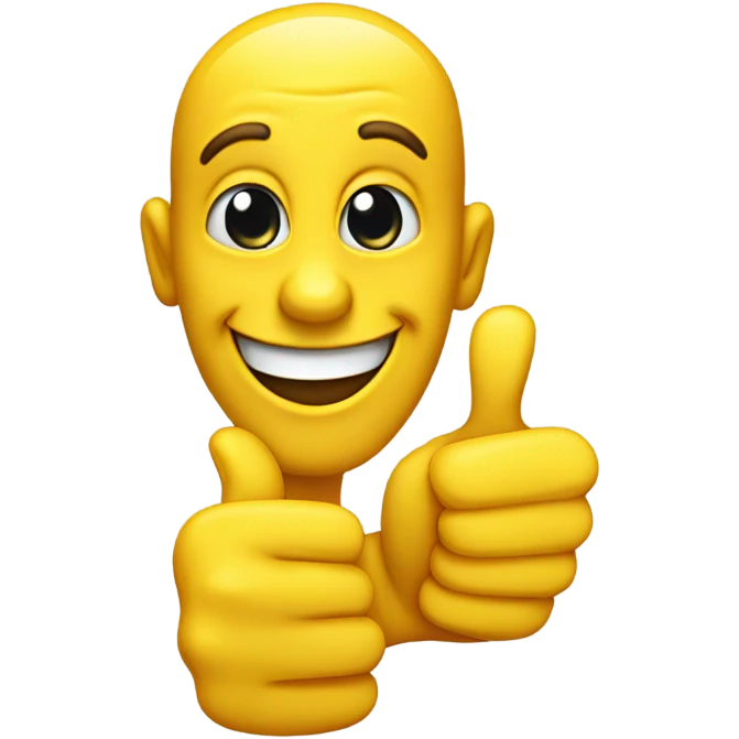 laughing emoji with thumbs up  emoji