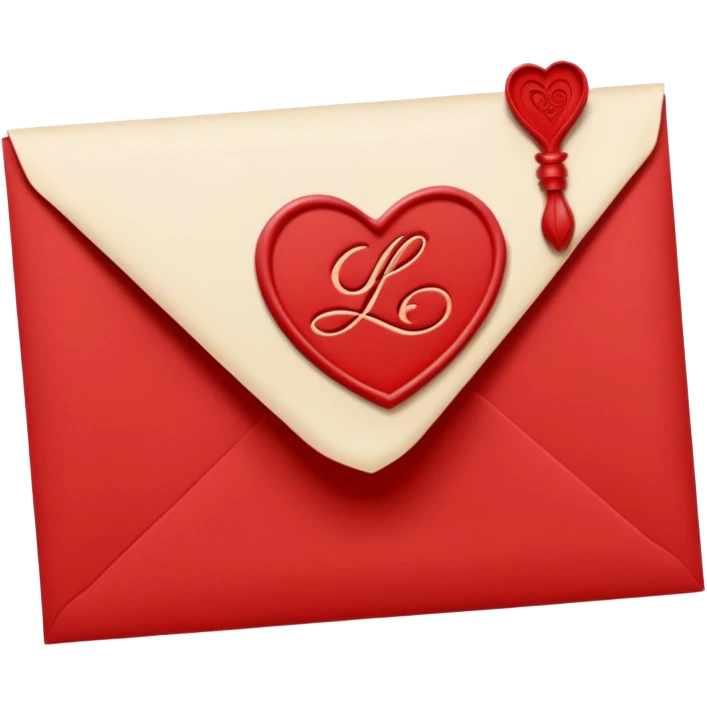 love letter modern emoji