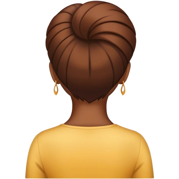 Female behind view emoji