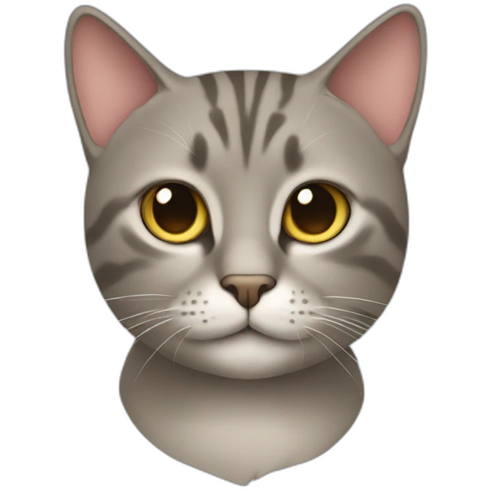 A cat expresses a claim with style emoji