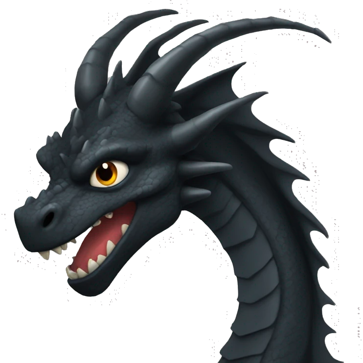 black dragon emoji