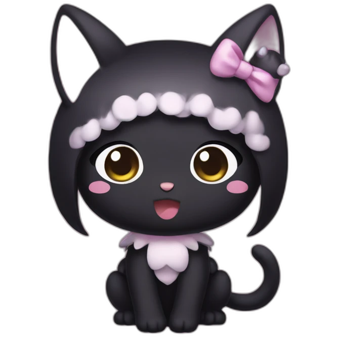 Kuromi Sanrio emoji