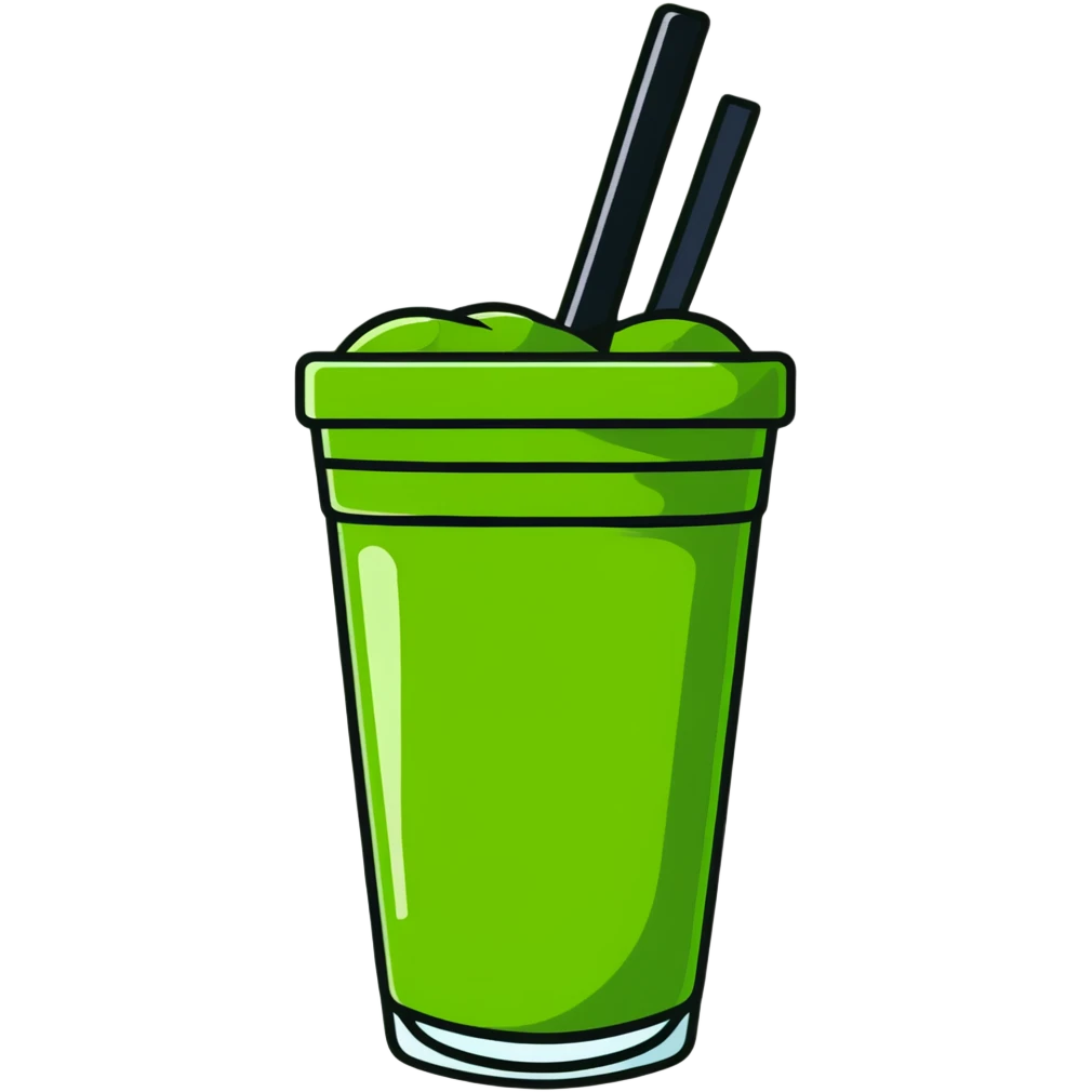 wellness green smoothie health drink emoji