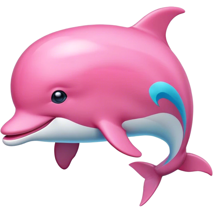 Pink dolphin emoji