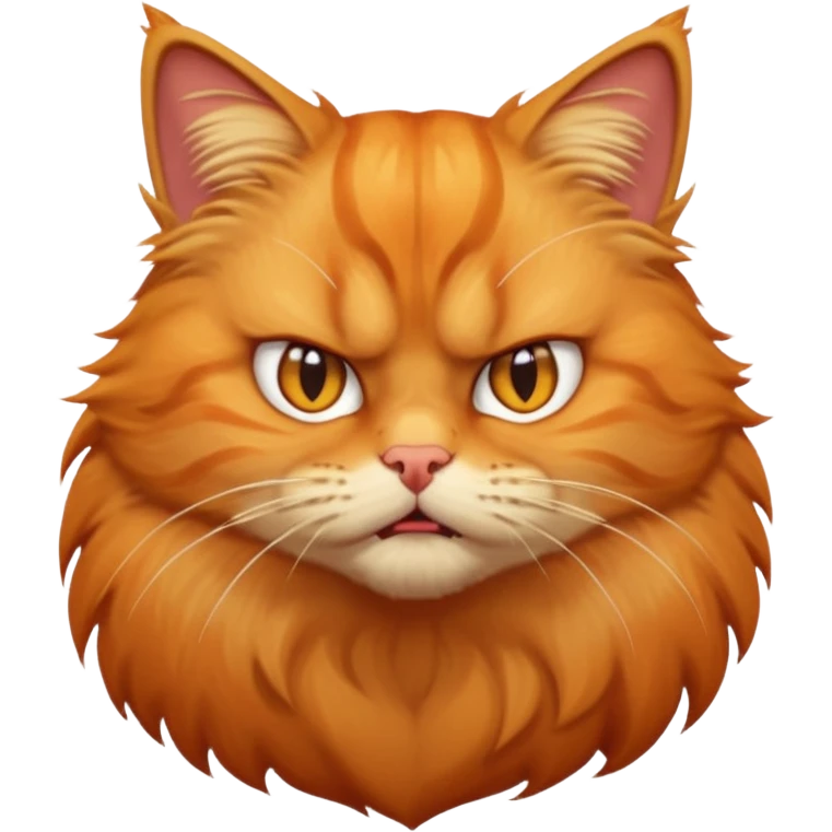 an angry cat emoji