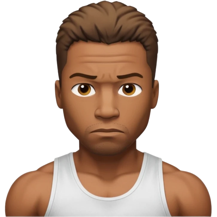 Create a GTA CJ - Carl Johnson from GTA San Andreas emoji for a teams chat but make it more original style to the game emoji