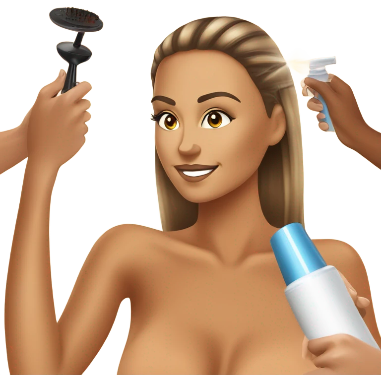 Master of spray tanning emoji