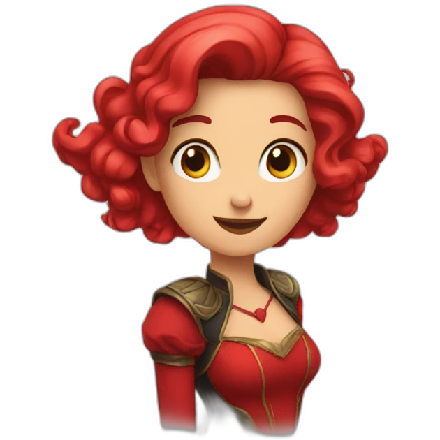 Mains donne coeur rouge emoji