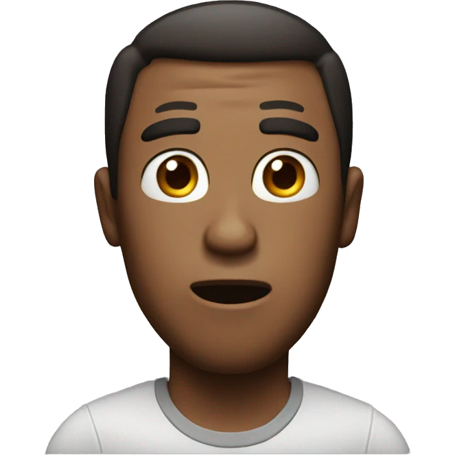 Surprised American Man with torso emoji