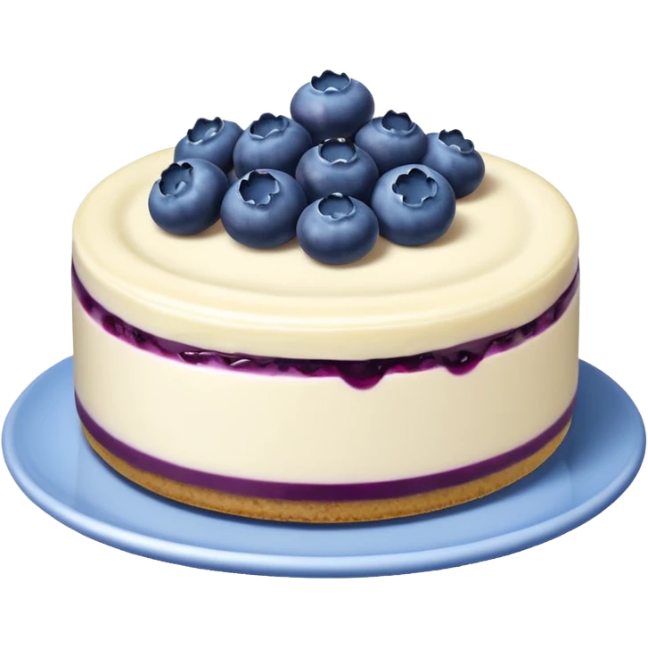 Blueberry Cheesecake  emoji