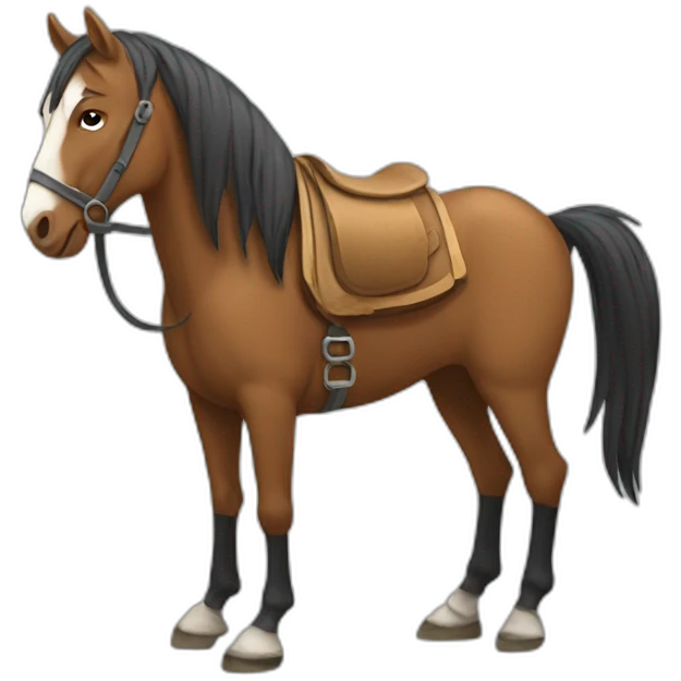 Caballo  enojado emoji