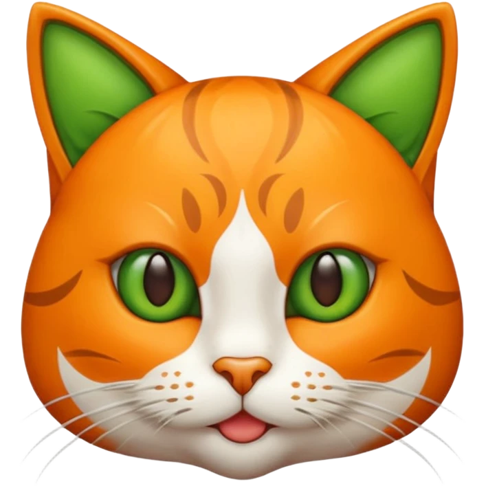 Crie emojis de gato fêmea laranja emoji
