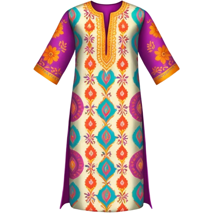colorful kurta emoji