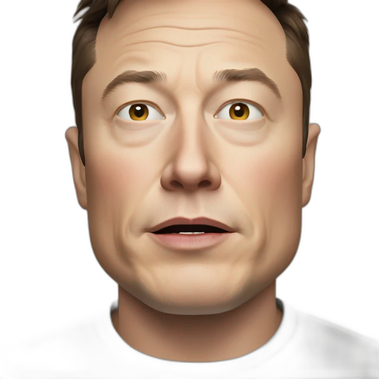 elon musk thinking emoji