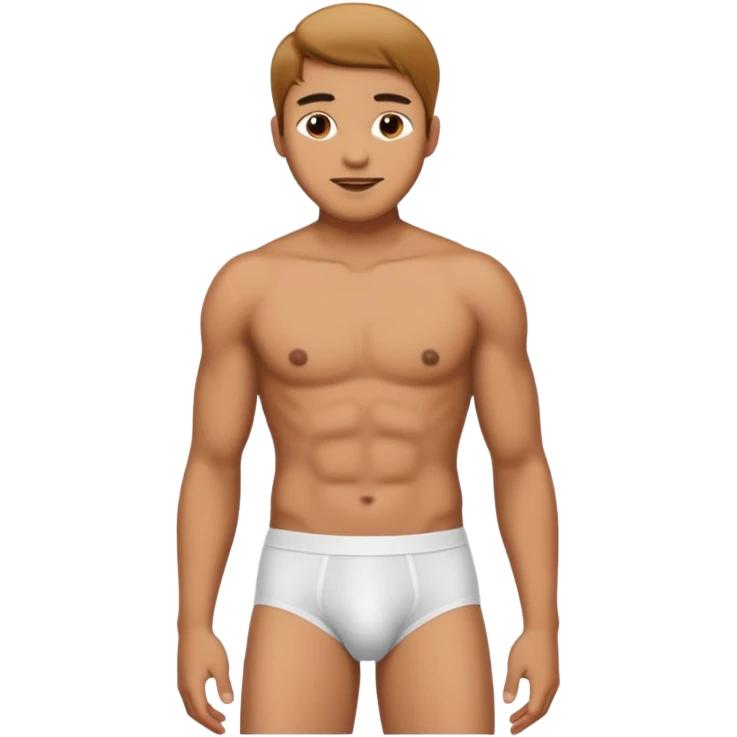 A man in underwear  emoji