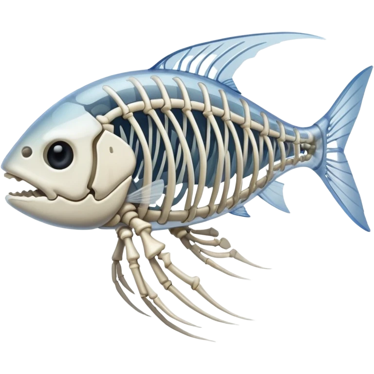 fish skeleton emoji