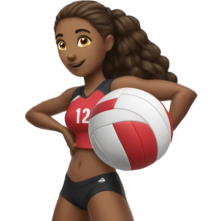 I ❤️ Volleyball emoji