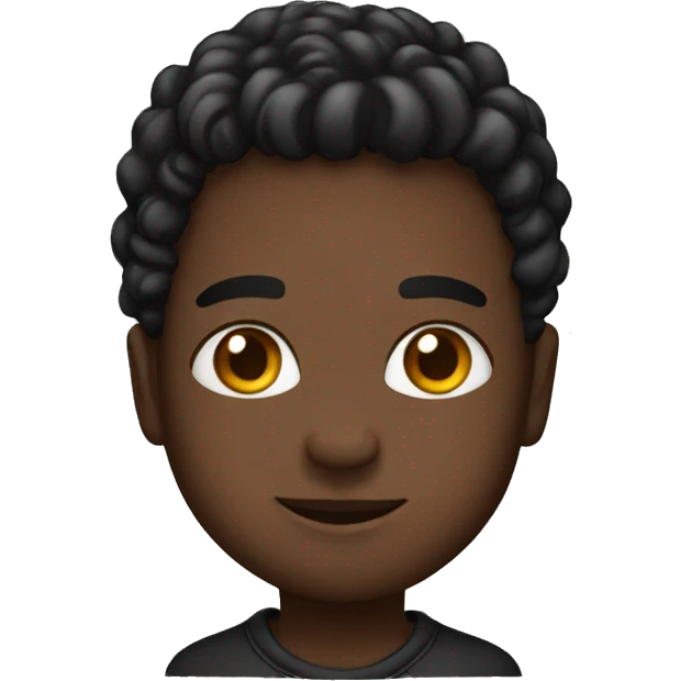Cute black emoji
