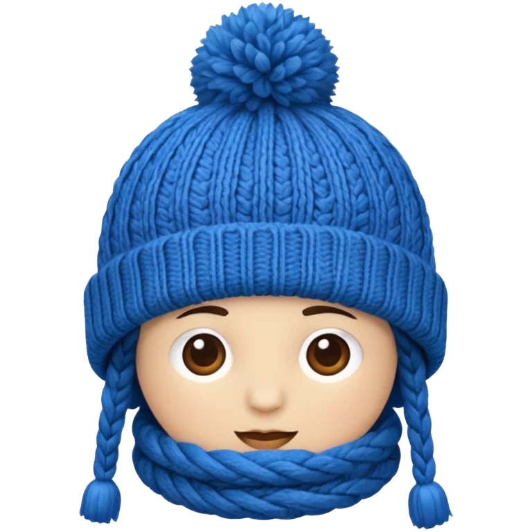 Hat for winter emoji