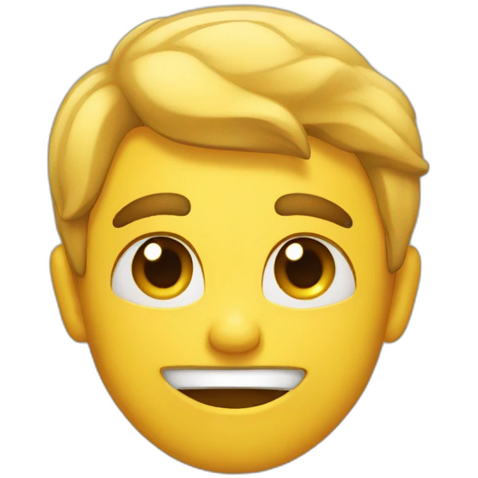 Nervous smile emoji