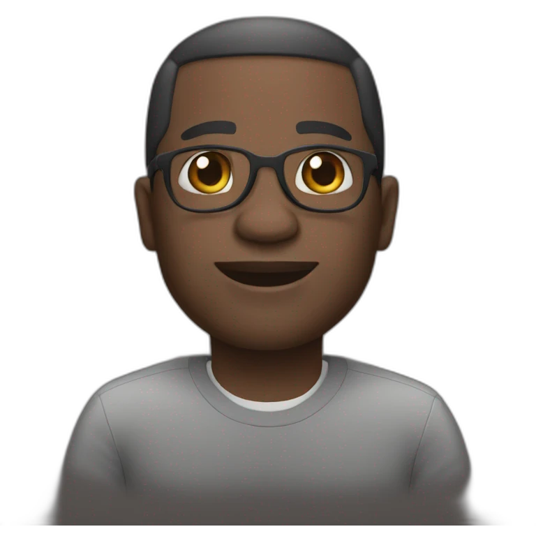 grown black man emoji