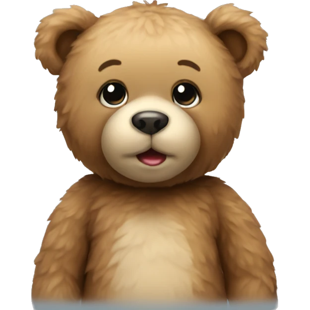 Cute teddy bear emoji