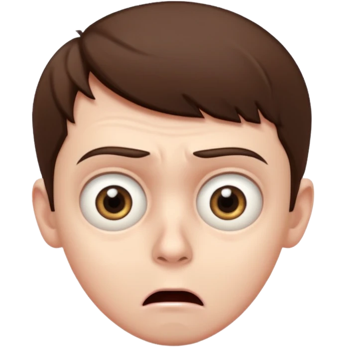 scared man emoji