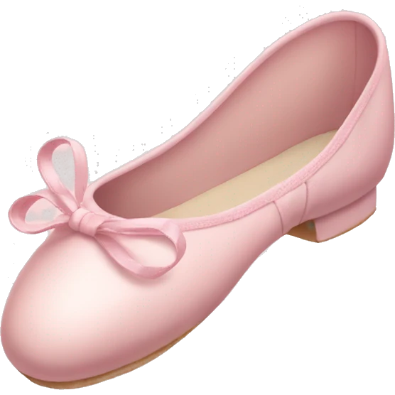Pale pink ballet shoes emoji