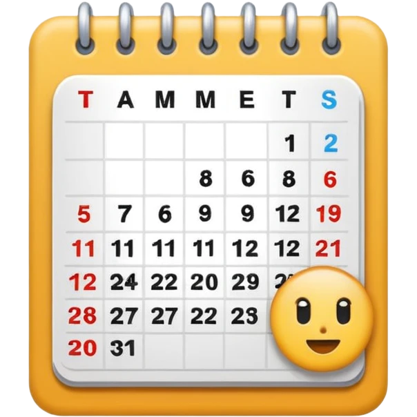 mini calander emoji