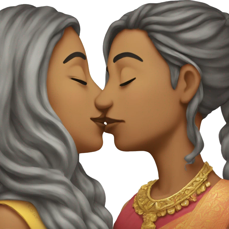 i am kissing gayatri emoji