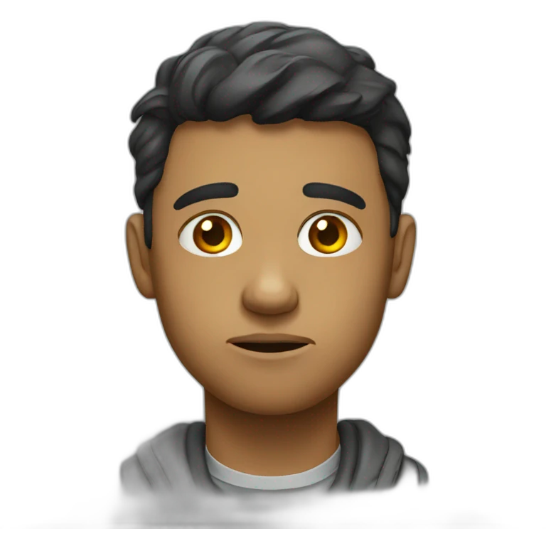 Sad student  emoji