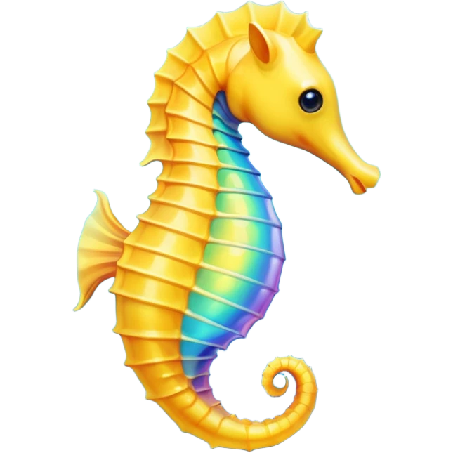 yellow seahorse emoji