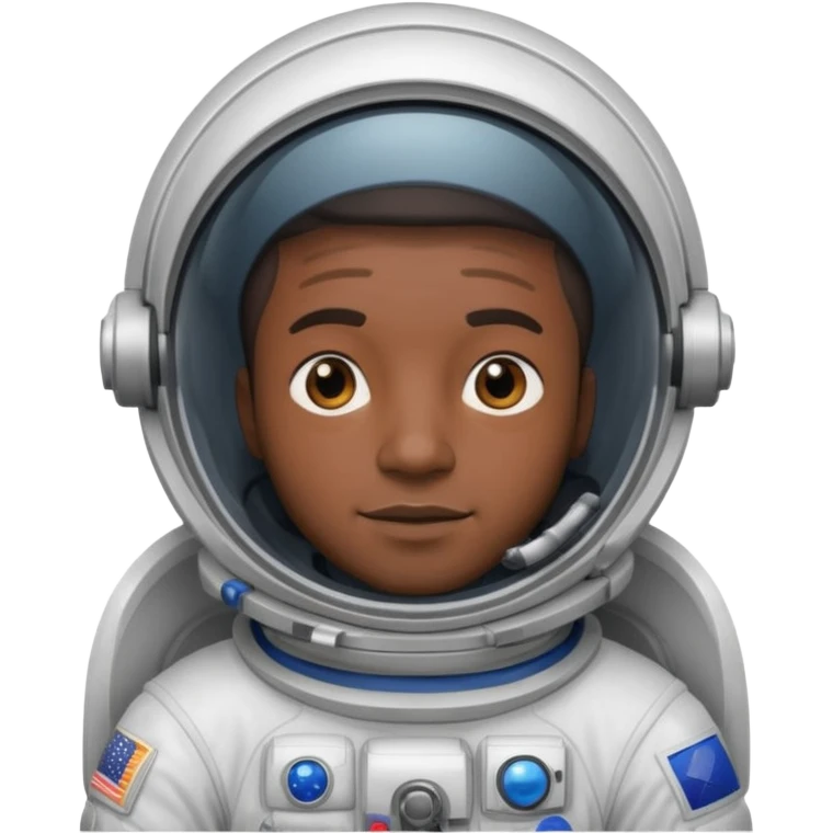 astranots without helmet black man emoji