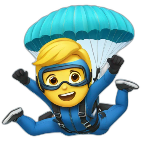 skydive emoji