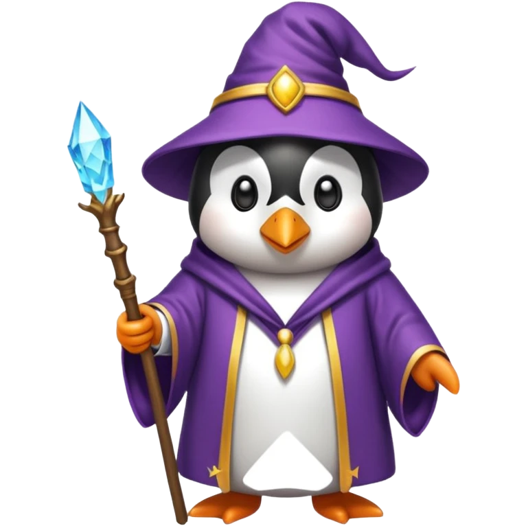 penguin wizard emoji