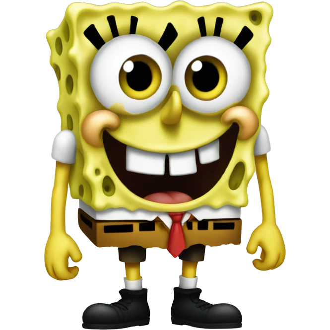 SpongeBob scared emoji