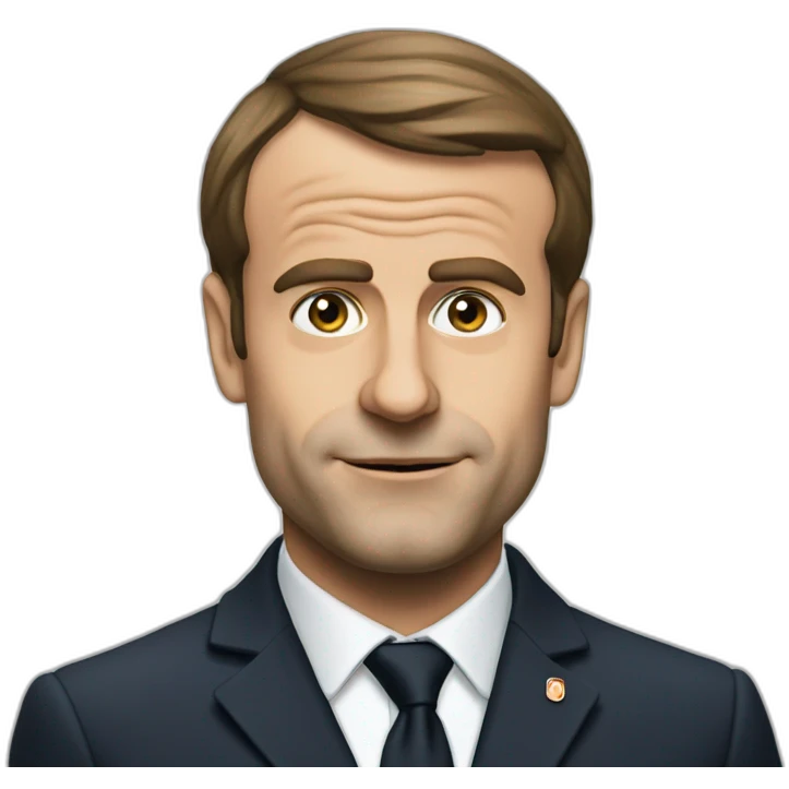 Macron  qui fume emoji