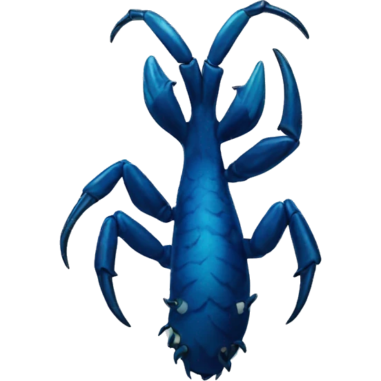 blue claw clip emoji