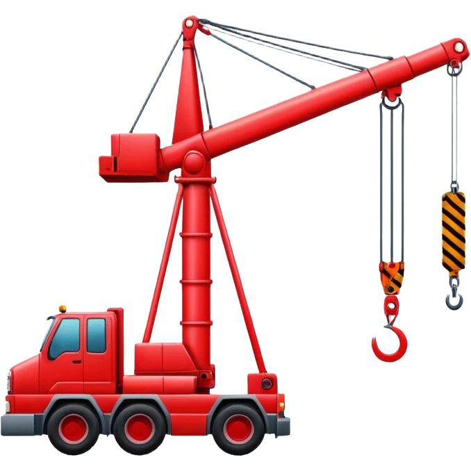 Red crane emoji
