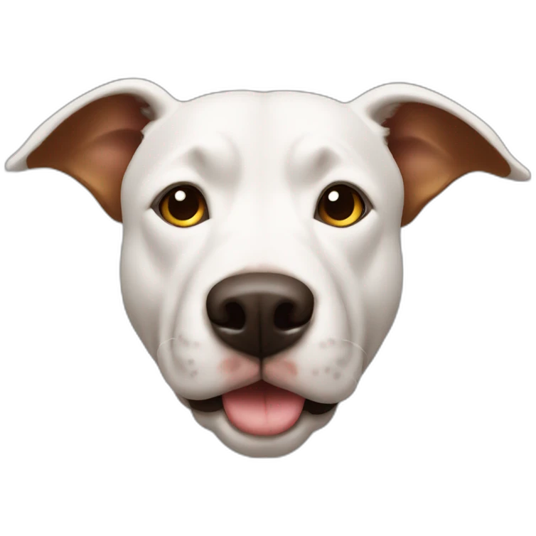 Perro bull terri emoji