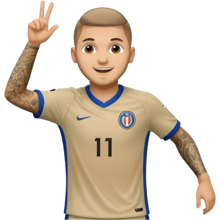 Icardi gol sevinci emoji