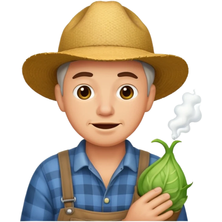 Farmer farting  emoji