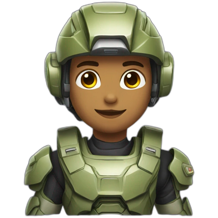 Love u halo major emoji