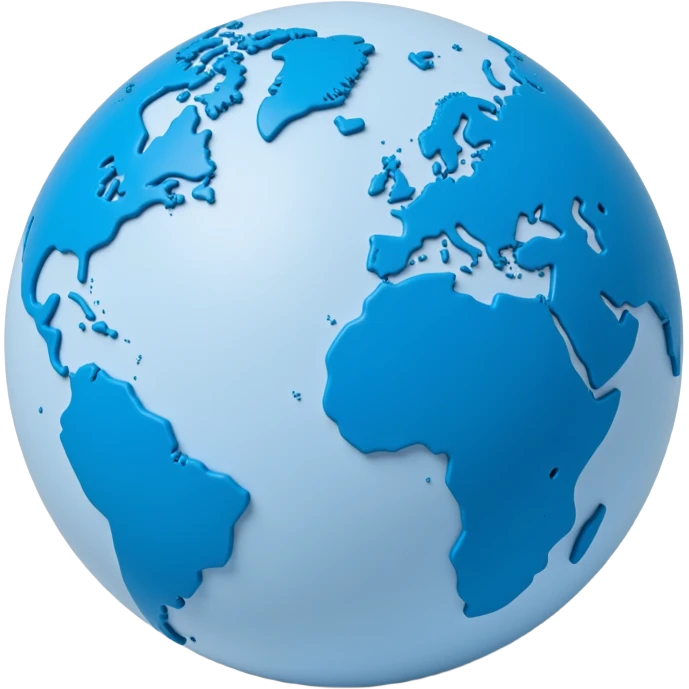blue earth emoji